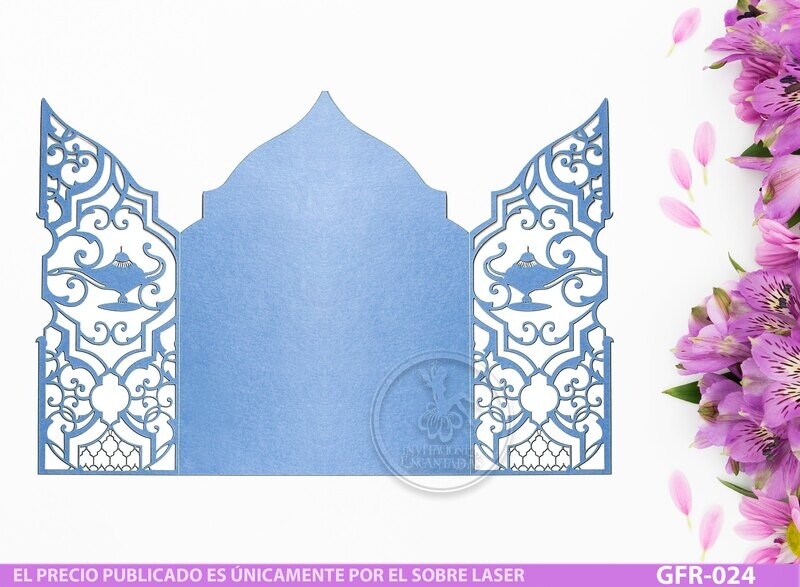 DIY Sobre Corte Laser GFR-024 Aladino puertas rejas