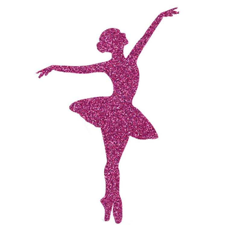50 Figuras Decoración - Bailarina Ballet 01 -  6x9cm