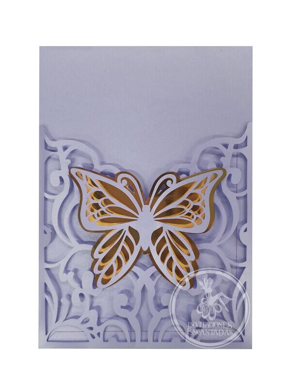 DIY Sobre Corte Laser SV 1318-57 Mariposas