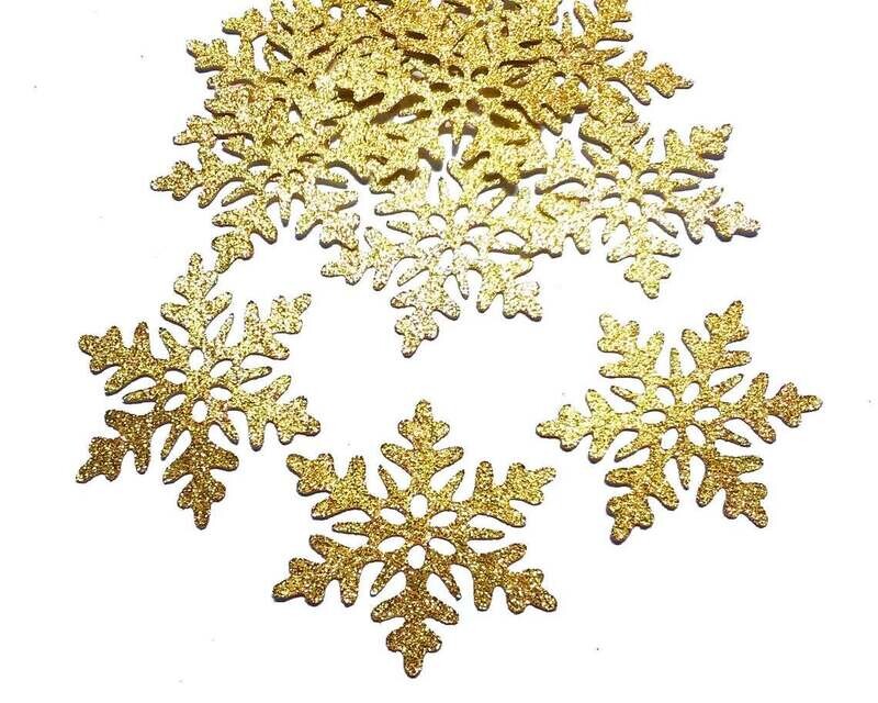 50 Figuras Decoración - Copo de nieve 01 6x6cm
