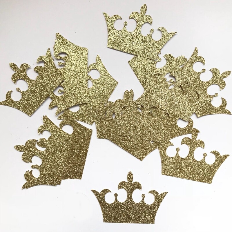 50 Figuras Decoración - Corona 03 - 5x3.5cm