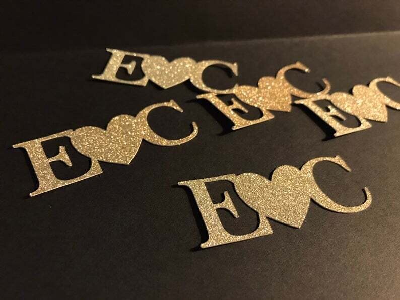 50 Figuras Decoración - Inicial 02 -  6.5x3.5cm