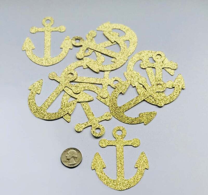 50 Figuras Decoración - Ancla 01 -  6x5cm