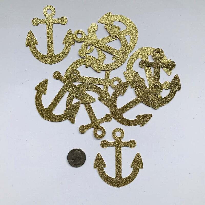 50 Figuras Decoración - Ancla 01 - 6x5cm