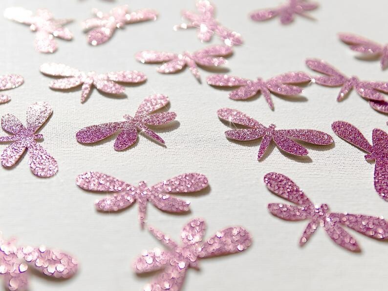 50 Figuras Decoración - Libelulas 01 -  6x4cm