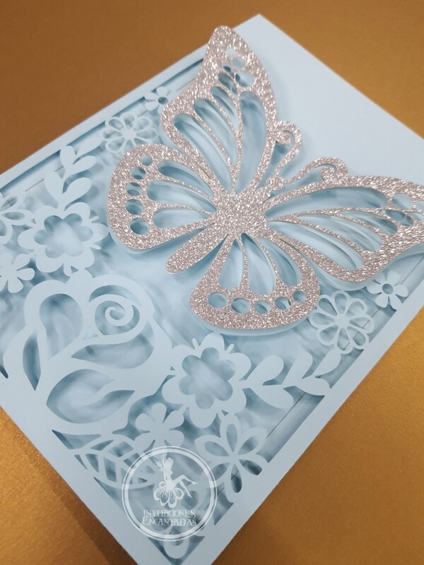 DIY Sobre Corte Laser SV 1318-60 Mariposas