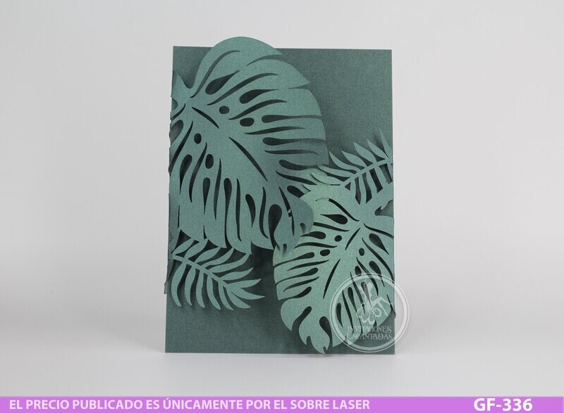 DIY Sobre Corte Laser GF-336 Playa Palmera