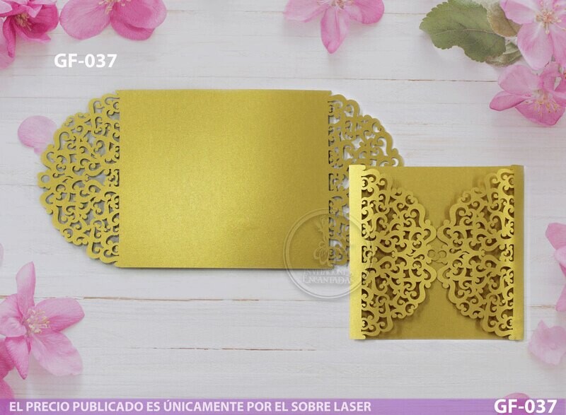 DIY Sobre Corte Laser GF-037