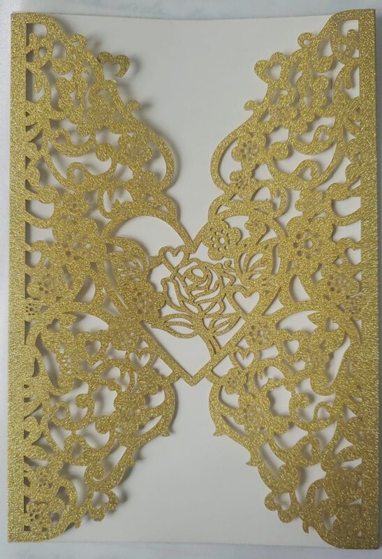 DIY Corte Laser Cintillo 44 Corazón