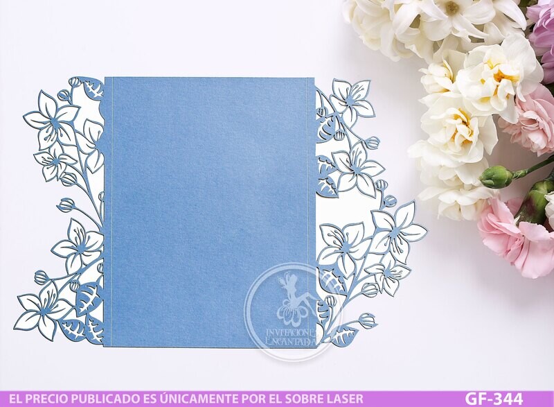 DIY Sobre Corte Laser GF-344 Blossom