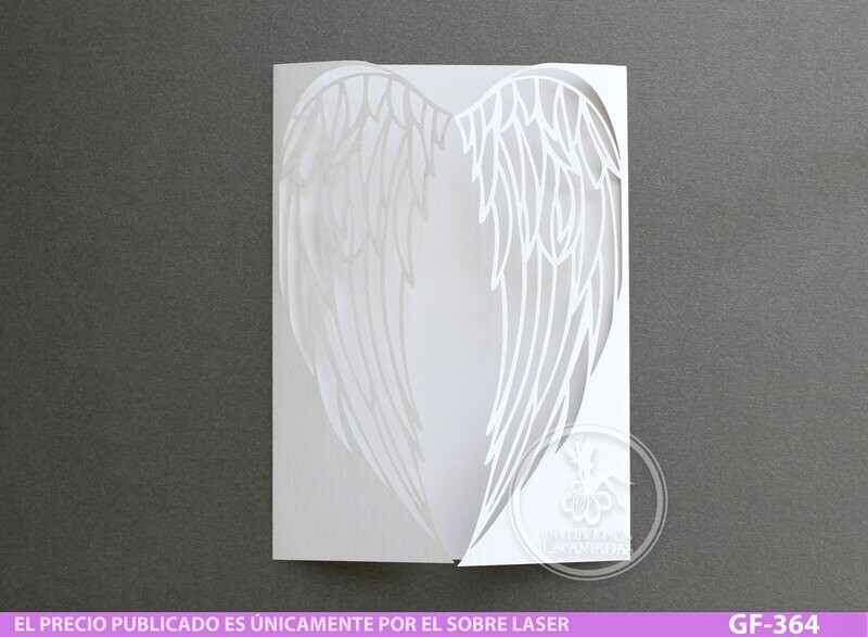 DIY Sobre Corte Laser GF-364 Angel