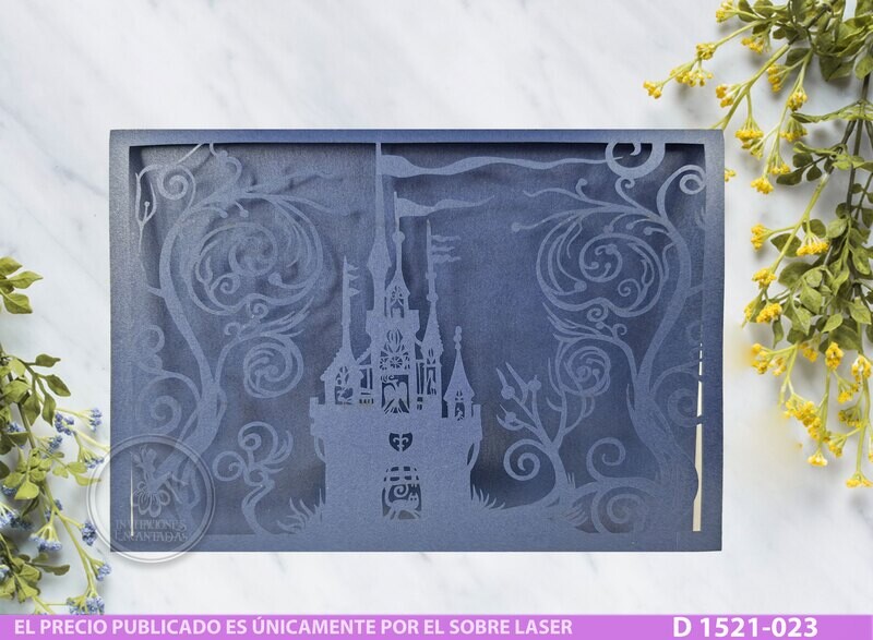 DIY Sobre Corte Laser D 1521-023 Castillo
