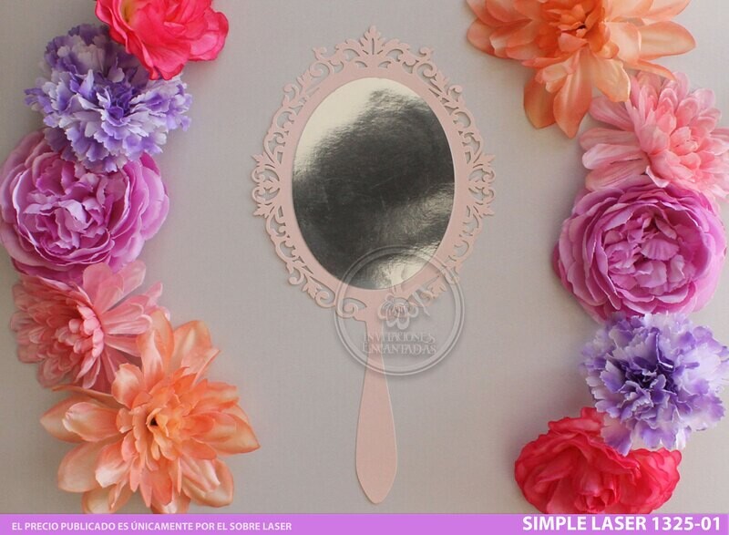 DIY Sobre Corte Laser Simple 1325-01 Espejo