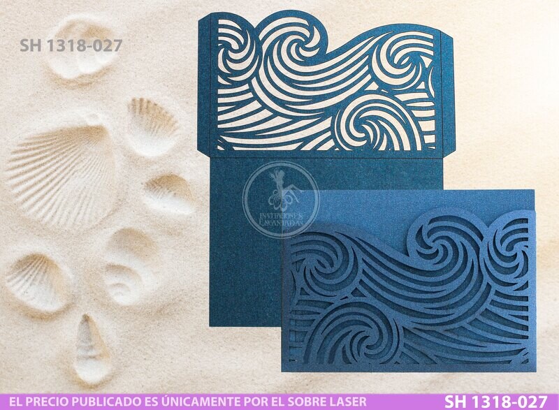 DIY Sobre Corte Laser  SH 1318-027 Mar