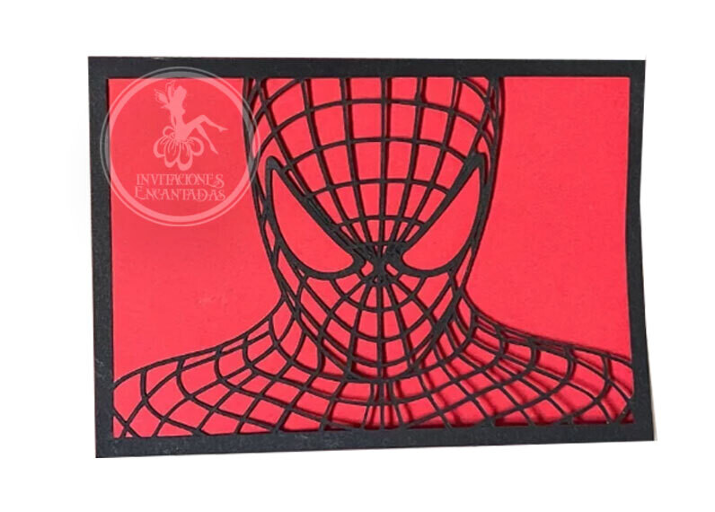 DIY Sobre Corte Laser DIY D 1318-081 Spider Man