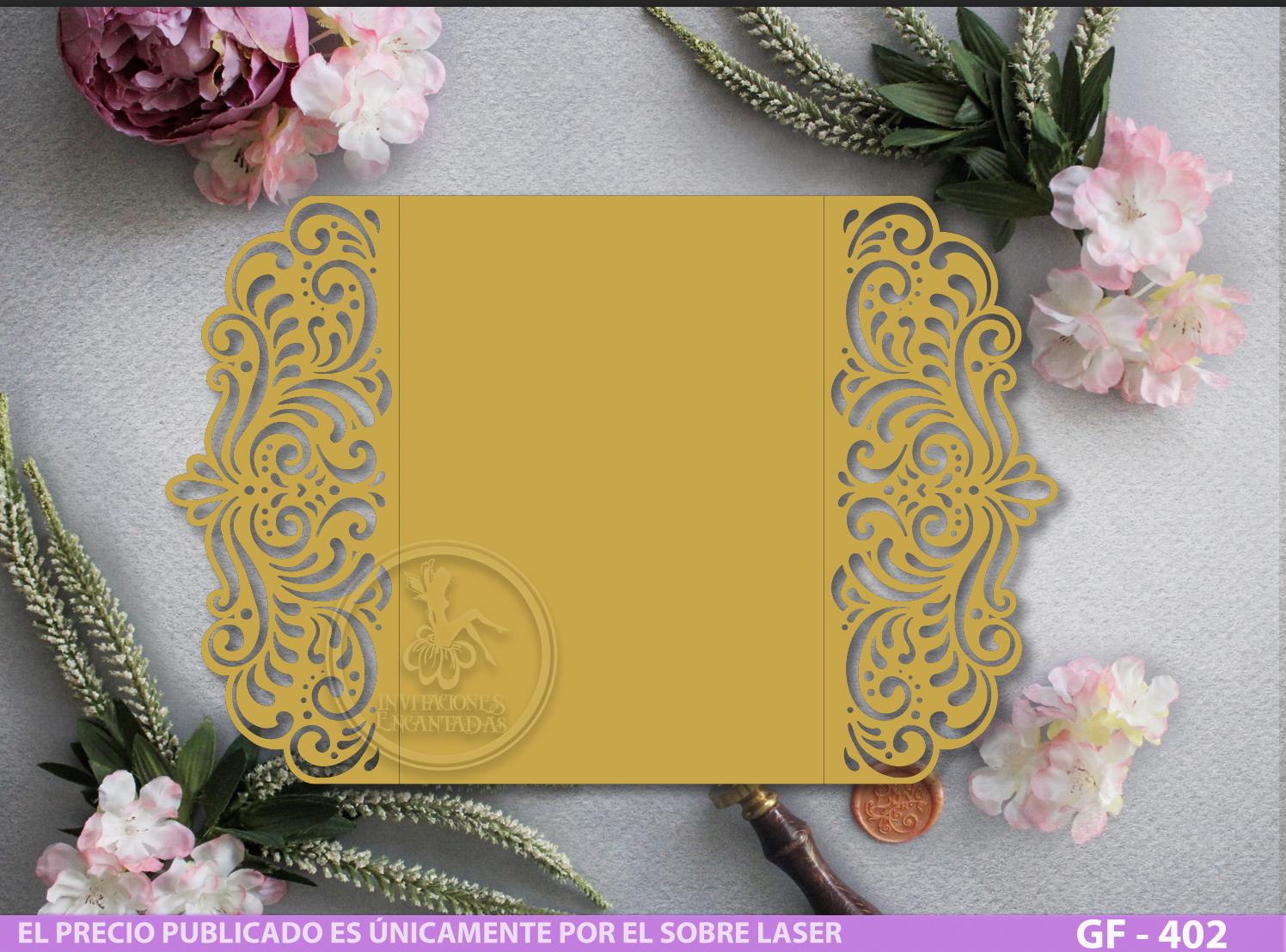 DIY Sobre Corte Laser GF-402