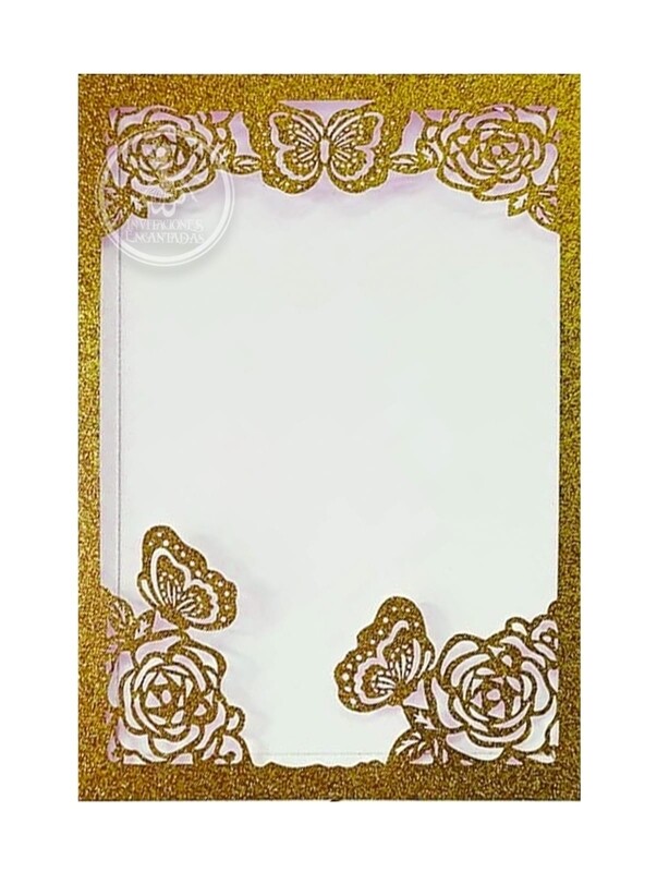 DIY Sobre Corte Laser  SV 1318-067 Mariposa