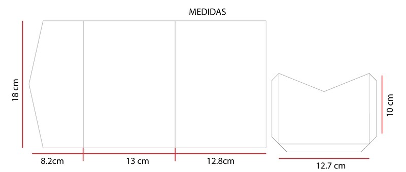 Sobre Pocket Mod 02 V 13x18 cms