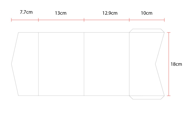 Sobre Pocket Mod 02 H 13x18 cms