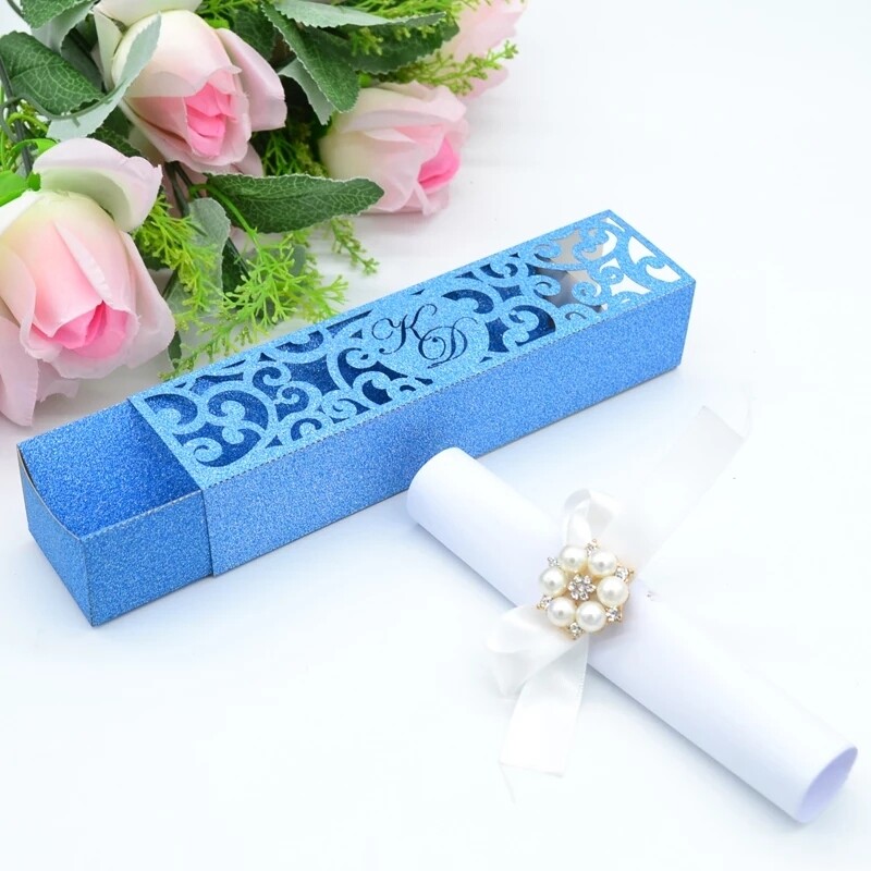 50 Cajas Corte Laser CT-01 Glitter Servicio Completo
