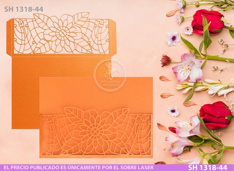 DIY Sobre Corte Laser  SH 1318-044 Margaritas Flores