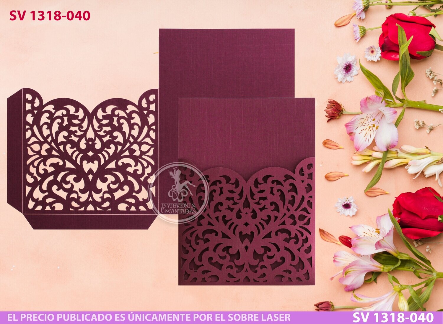 DIY Sobre Corte Laser SV 1318-40