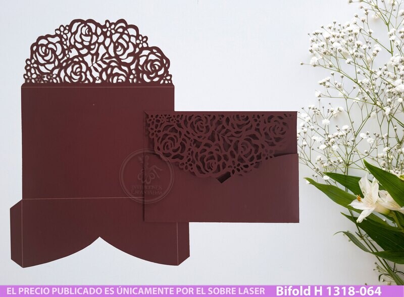 DIY Sobre Corte Laser Bifold H 1318-064 DIY Sobre Corte Laser Bifold H 1318-064
