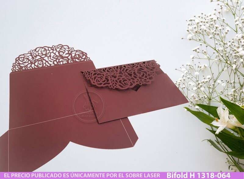 DIY Sobre Corte Laser Bifold H 1318-064