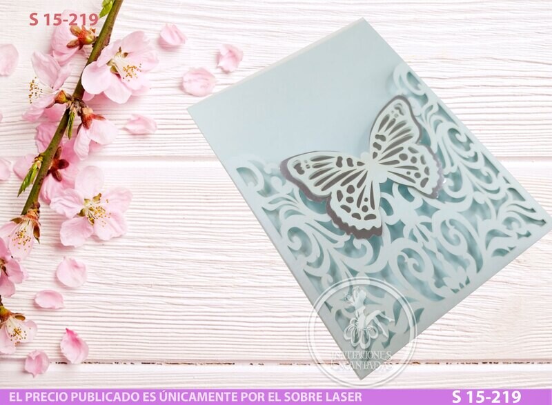 DIY Sobre Corte Laser S 15-219 Mariposa