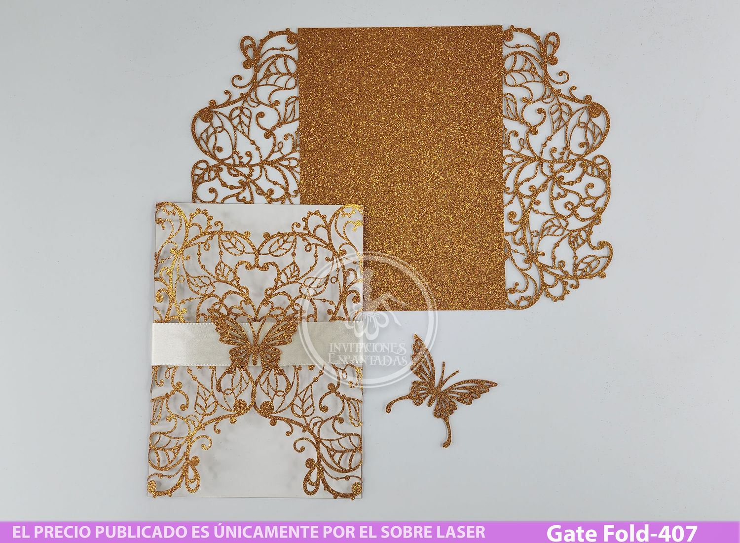 DIY Sobre Corte Laser GF-407 + Mariposa