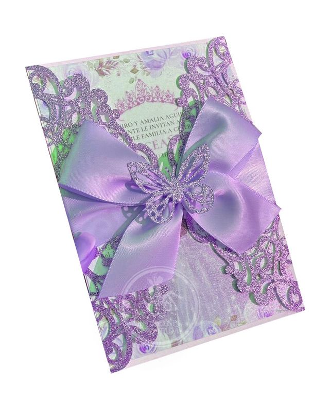 50 Figuras Decoración - Mariposa 09 -  5.5x4cm