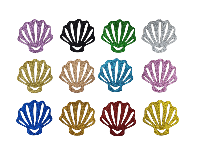 50 Figuras Decoración - Concha 01 - 6x5cm