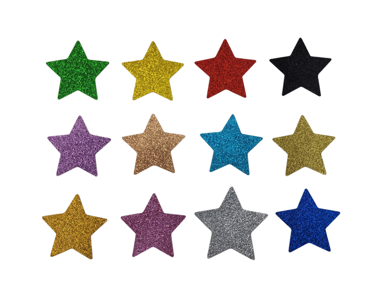 50 Figuras Decoración - Estrella 01 - 5x5cm