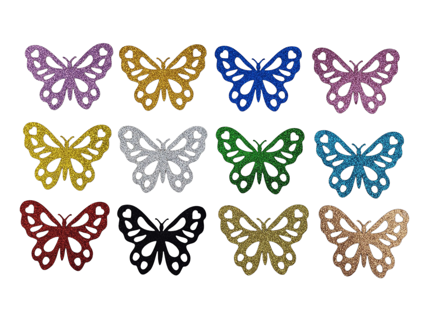 50 Figuras Decoración - Mariposa 11 - 6.6x5cm