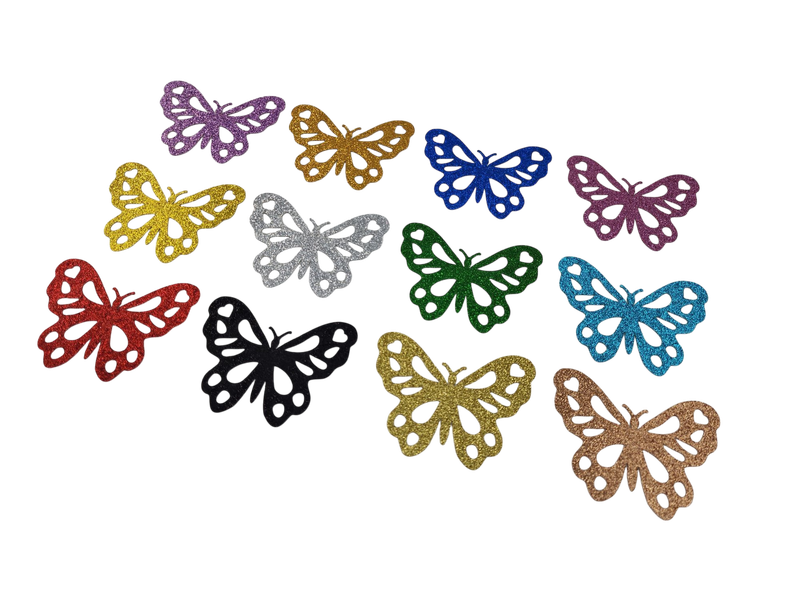 50 Figuras Decoración - Mariposa 11 - 6.6x5cm
