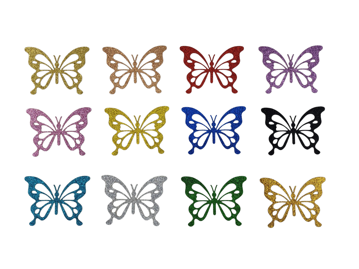 50 Figuras Decoración - Mariposa 18  6x5.5cm
