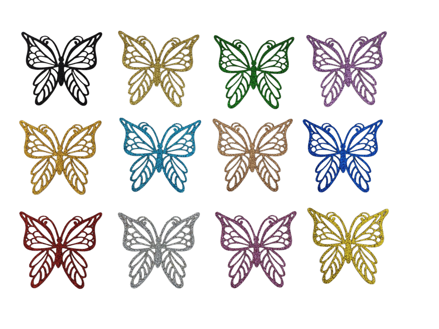50 Figuras Decoración - Mariposa 19  6x5.5cm