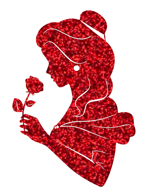 50 Figuras Decoración - Disney Bella 02 FP-07 7x10