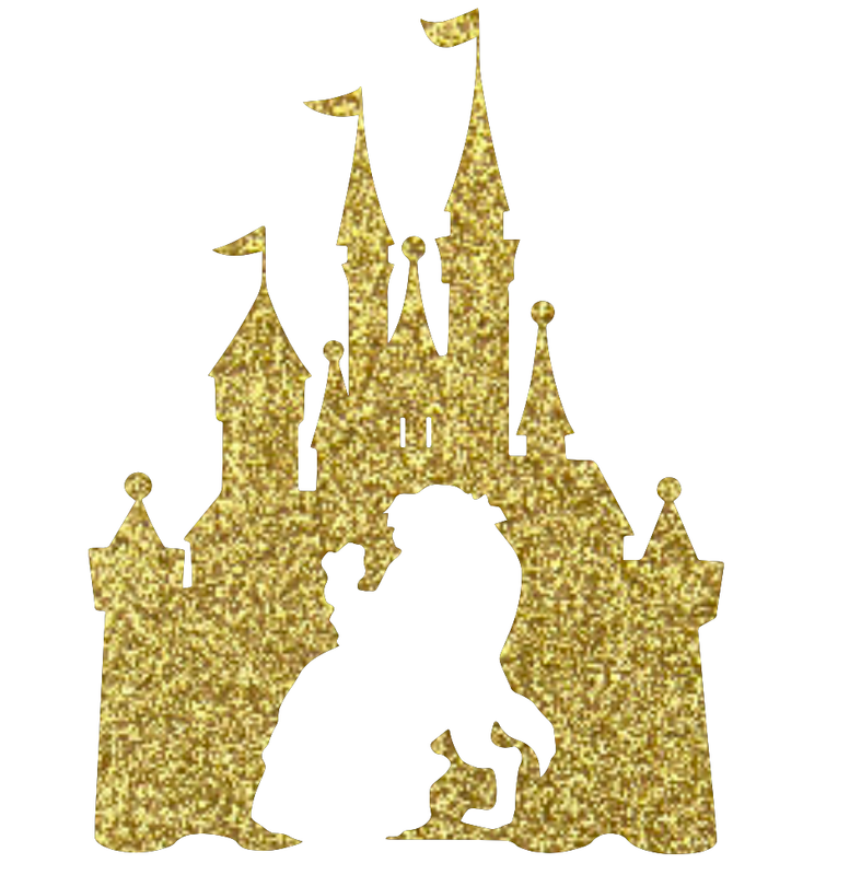 50 Figuras Decoracion - Disney Bella Bestia FP-08 8x11