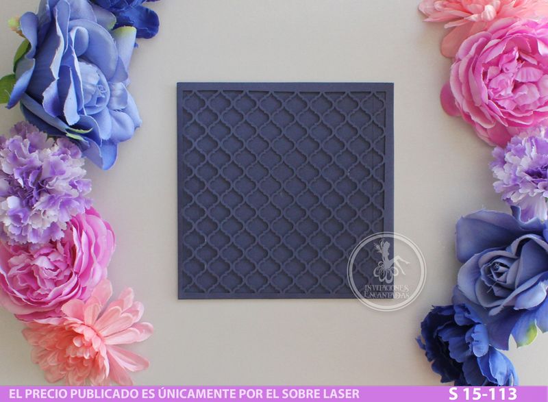 DIY Sobre Corte Laser  S 15-113 Geometrico