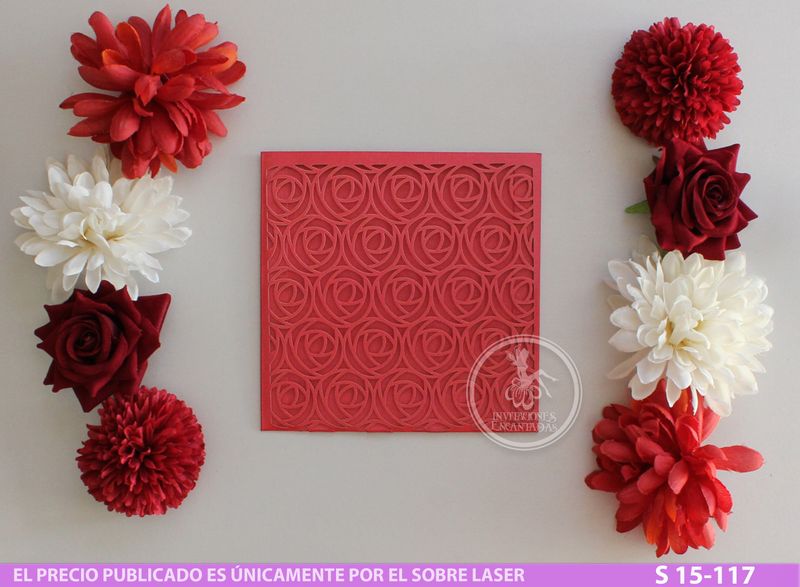 DIY Sobre Corte Laser  S 15-117 Geometrico