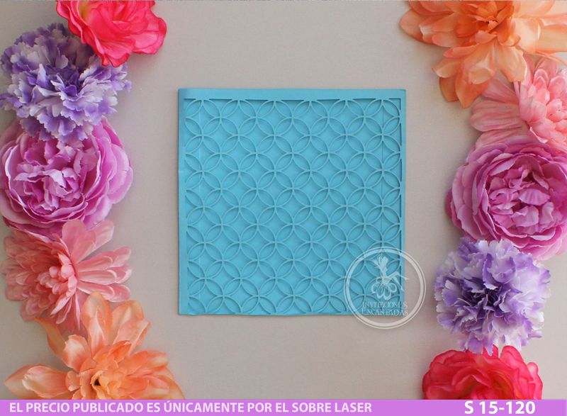DIY Sobre Corte Laser  S 15-120 Geometrico