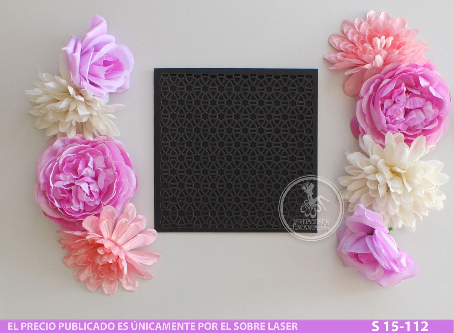 DIY Sobre Corte Laser  S 15-112 Geometrico