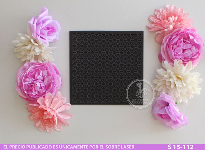 DIY Sobre Corte Laser  S 15-112 Geometrico