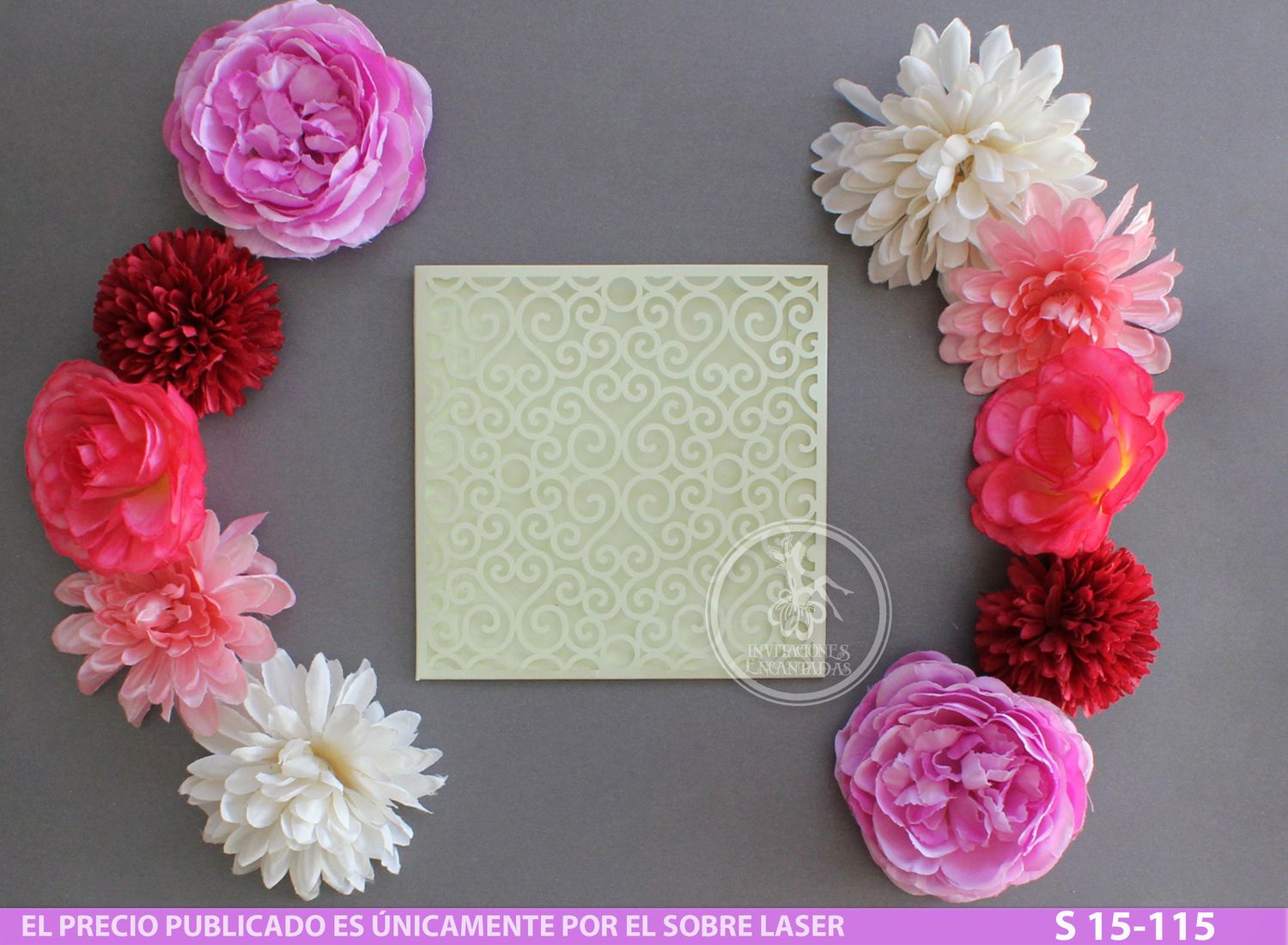 DIY Sobre Corte Laser  S 15-115 Geometrico