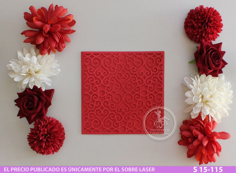 DIY Sobre Corte Laser  S 15-115 Geometrico