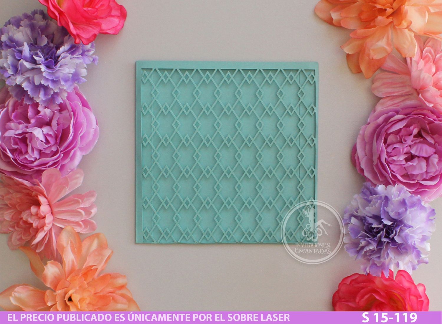 DIY Sobre Corte Laser  S 15-119 Geometrico