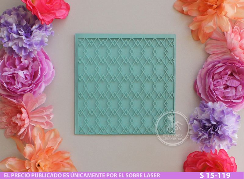 DIY Sobre Corte Laser  S 15-119 Geometrico