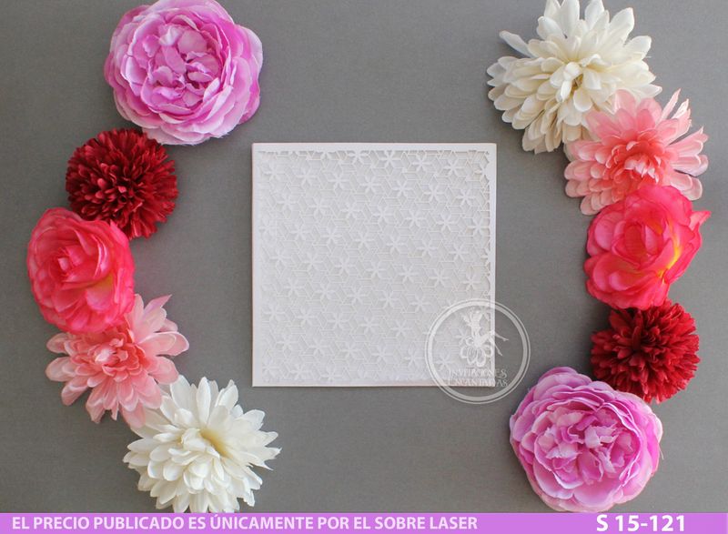 DIY Sobre Corte Laser  S 15-121 Geometrico
