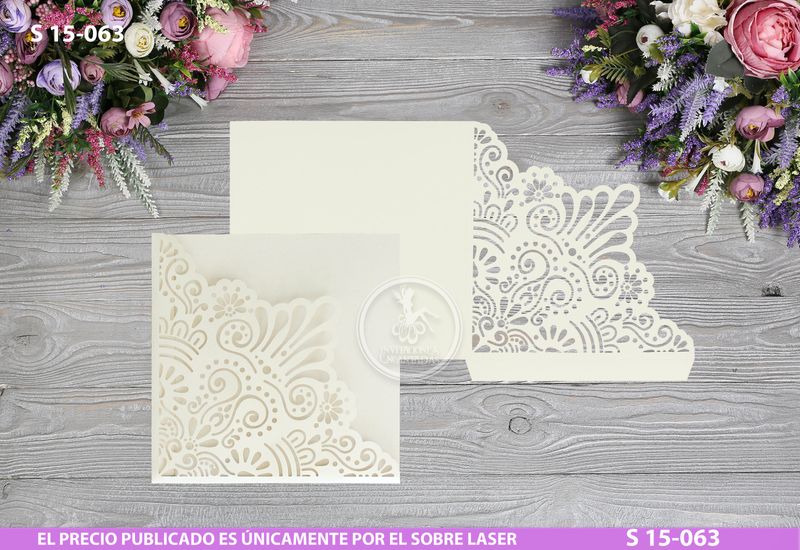 DIY Sobre Corte Laser  S 15-063 DIY Sobre Corte Laser  S 15-063